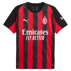 AC Milan 25/26 Thuis Wedstrijdshirt Replica