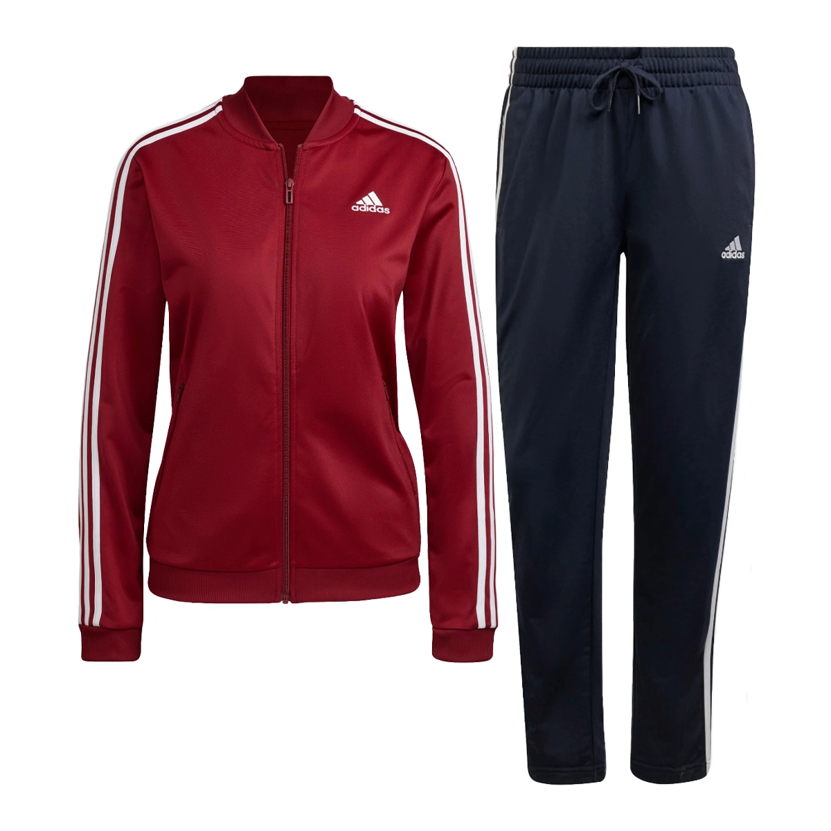 Arbeid dorp Annoteren Adidas Essentials 3-Stripes Dames Trainingspak van trainingspakken