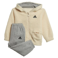 Adidas Hooded Teddy Jogger Set