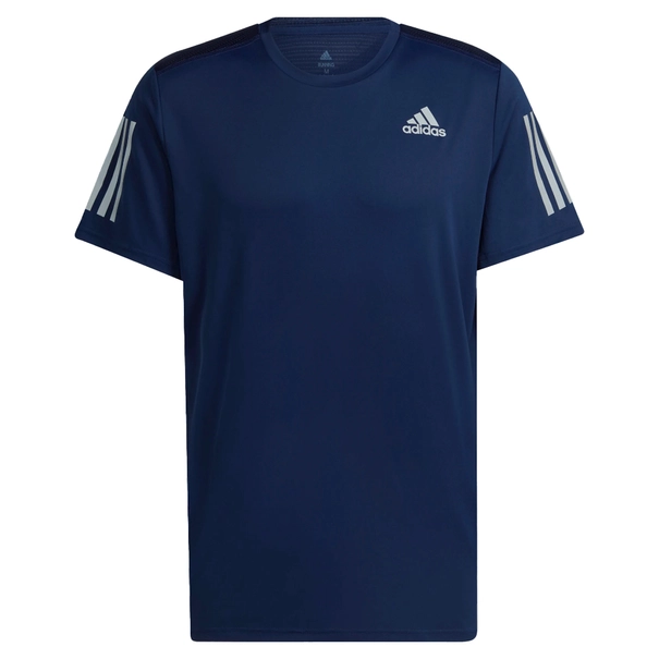 Adidas OWN THE RUN TEE,DKBLUE/REFSIL