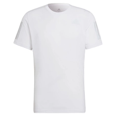 Adidas OWN THE RUN TEE,WHITE/REFSIL