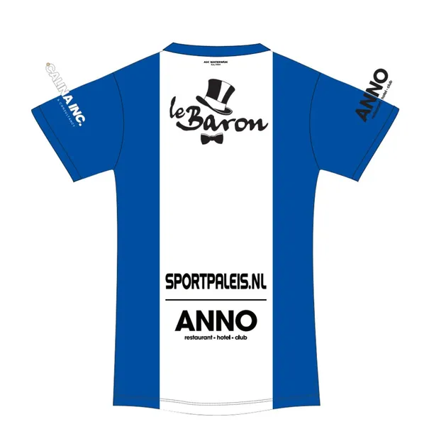 ASC Waterwijk WEDSTRIJD SHIRT BREEDTE