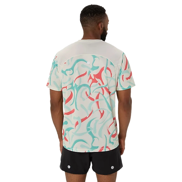 Asics Road All Over Print SS Top