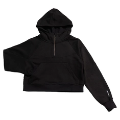 Athleezy Balance Cropped Zipper Hoodie