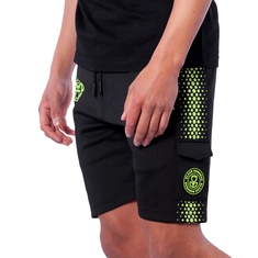 Black Bananas Hexagon Short