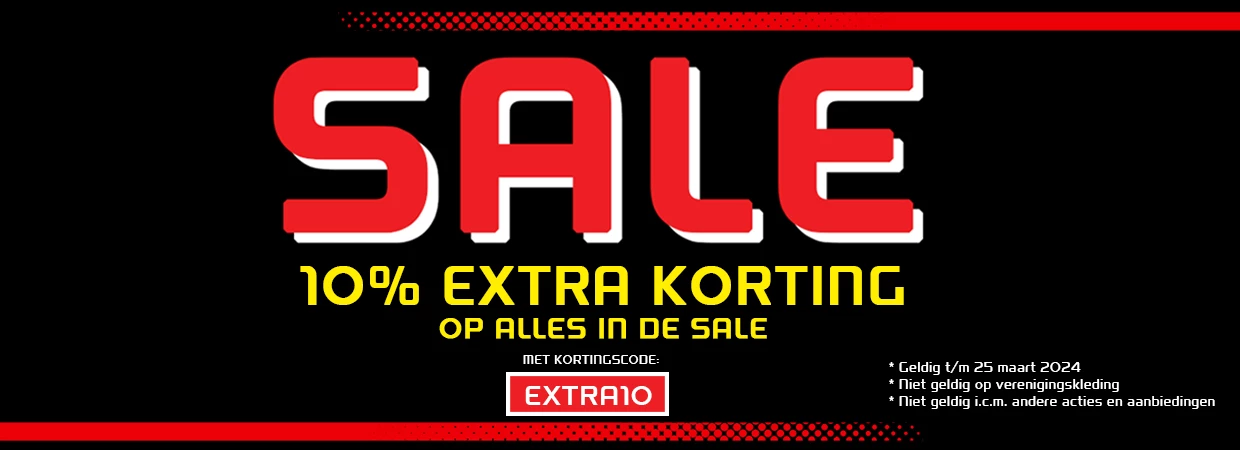 Extra 10 % korting op Sale