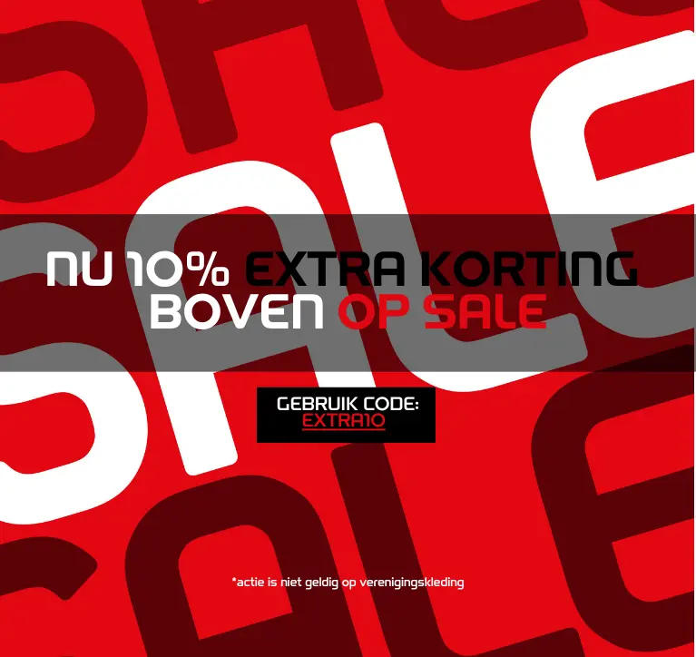 Extra 10 korting op Sale 