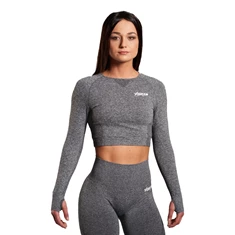 Forza Fighting Long Sleeve Seamless Crop Top