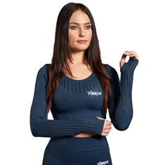 Forza Fighting Long Sleeve Seamless Crop Top