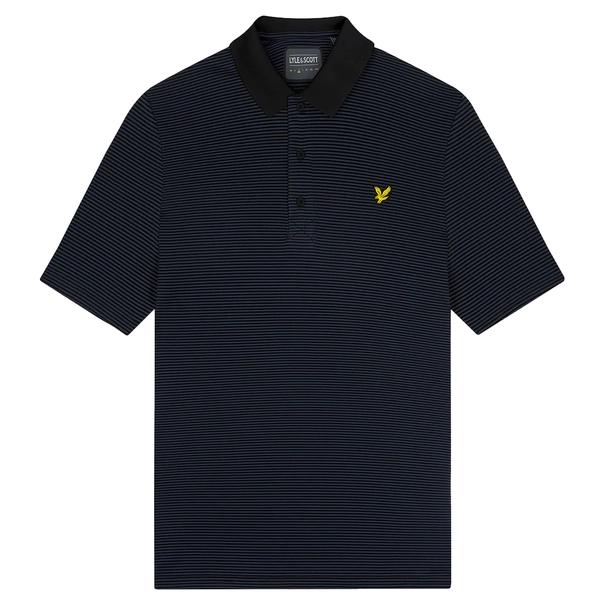 Lyle & Scott Golf Microstripe Polo