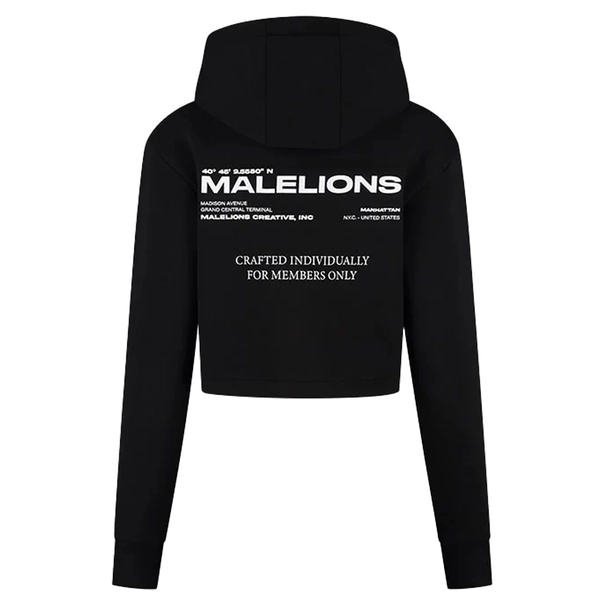 Malelions Avenue Crop Hoodie