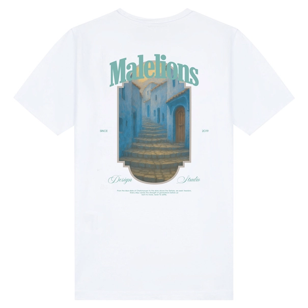Malelions Blue Stairs T-Shirt