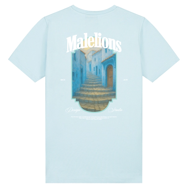 Malelions Blue Stairs T-Shirt