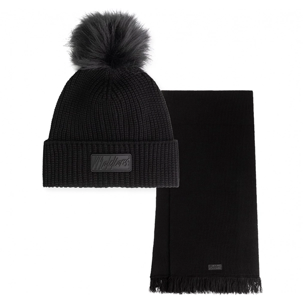 Malelions Knitted Beanie Scarf set