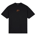 Malelions Oversized Striped Signature T-Shirt