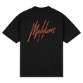 Malelions Oversized Striped Signature T-Shirt