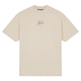 Malelions Oversized Striped Signature T-Shirt