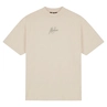 Malelions Oversized Striped Signature T-Shirt