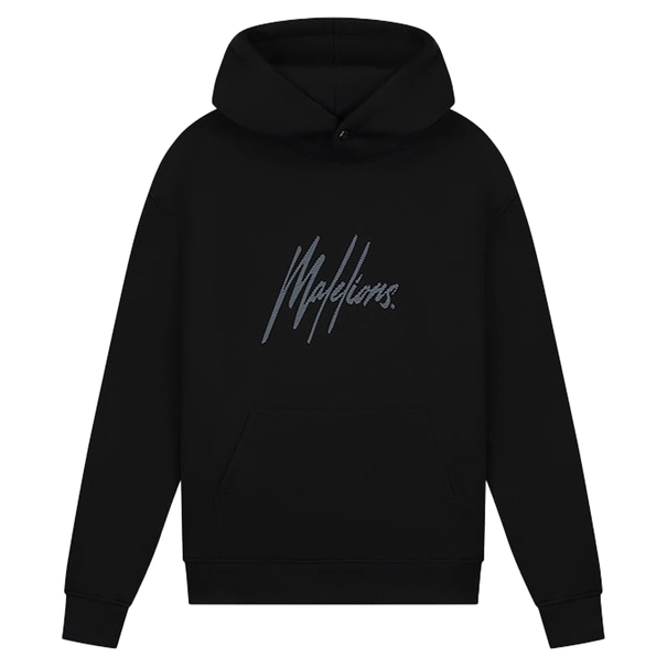 Malelions Striped Signature Hoody
