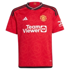 Manchester United Thuis Wedstrijdshirt Junior 23/24