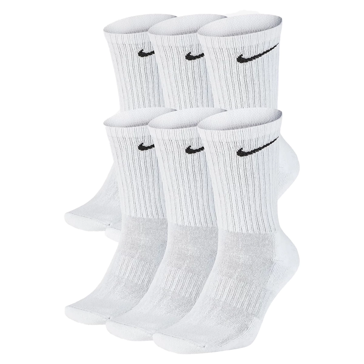 segundo Bolsa Cada semana Nike 6 Pack Everyday Cushioned Training Socks van sokken