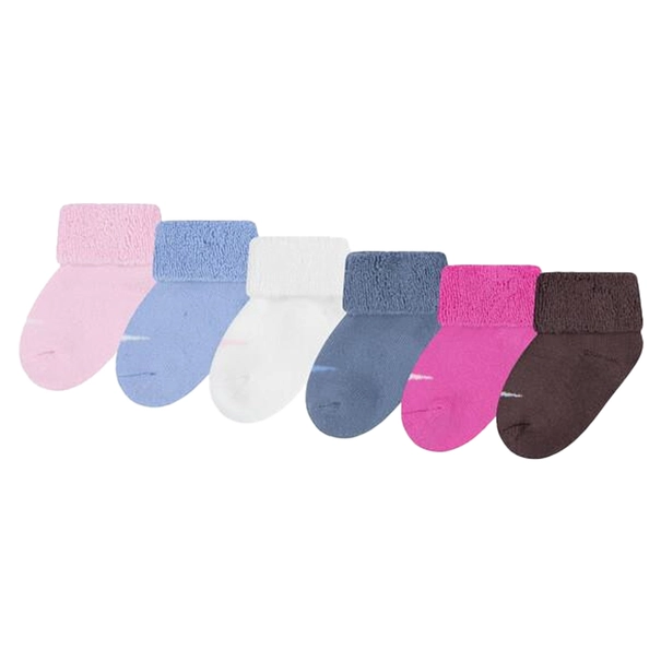 Nike Terry Cuffed Babysokken 6pack