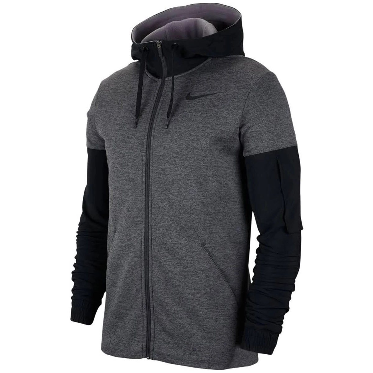 nike men's therma full zip basketball hoodie