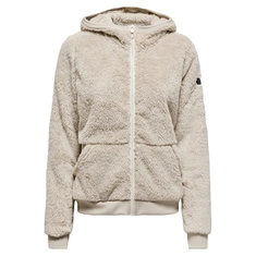 Only Play Fluffy Hood Full-Zip Vest