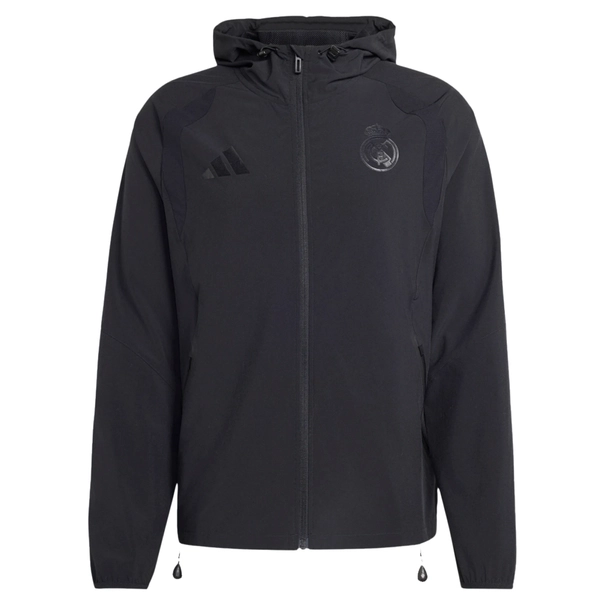 Real Madrid Tiro Travel Full-Zip Windbreaker