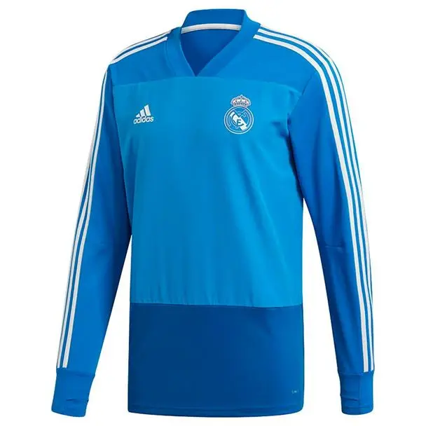 Overtreding Blauw oneerlijk Real Madrid Trainingstop lange mouw 18/19 van voetbal sweaters & truien