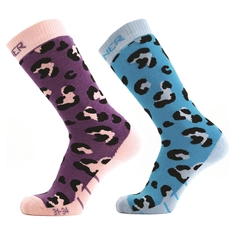 Sinner KIDS SKI SOCKS ANIMAL DOUBLE PACK