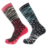 Sinner LADIES SKI SOCKS ANIMAL DOUBLE PACK