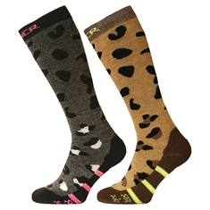 Sinner LADIES SKI SOCKS PLACED ANIMAL DOUB