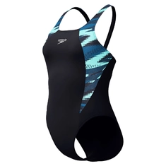 Speedo ECO+ H-BOOM SPLICE MUSCLEB BLA/GRN