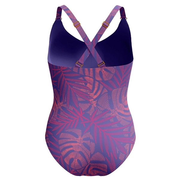 Speedo ECO PRINT V NECK 1P BLU/ORA