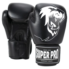 Super Pro CombatGear Warrior Lederen (kick)bokshandschoenen