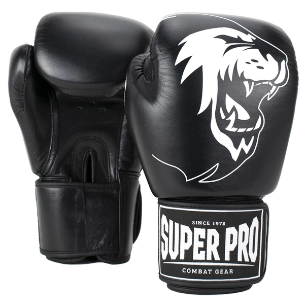Super Pro CombatGear Warrior Lederen (kick)bokshandschoenen