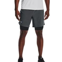 Under Armour UA LAUNCH 7 2-IN-1 SHORT-GRY