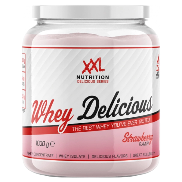XXL Nutrition Whey Delicious Aardbei 450 gram